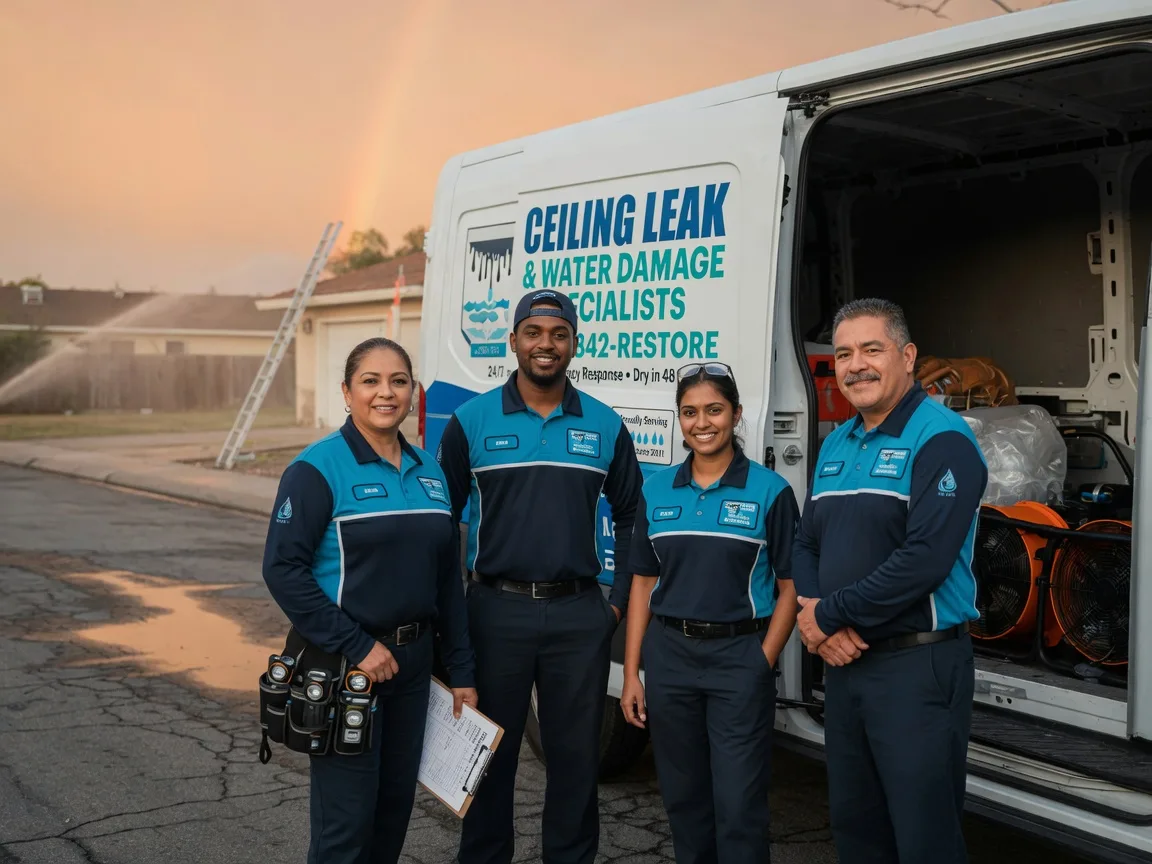 Ceiling Leak Cleanup company in Uxbridge, MA